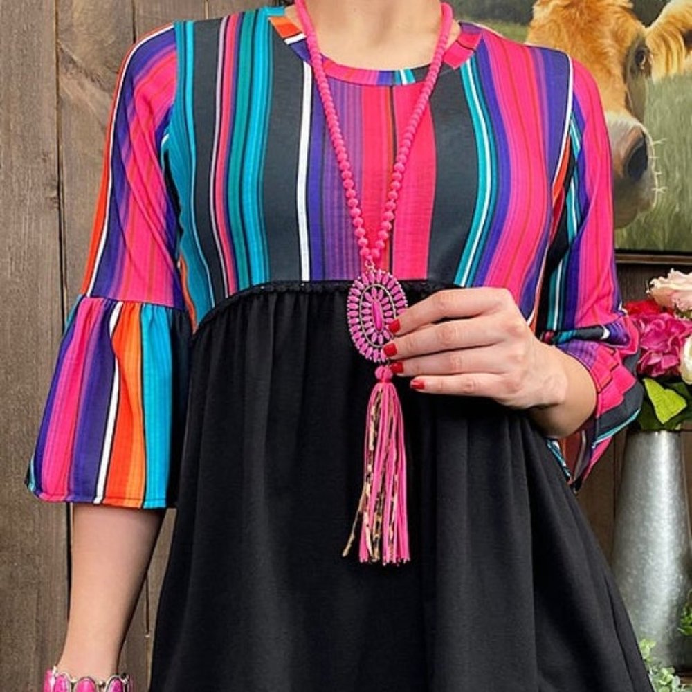 Southern Stitch Multi colored Top